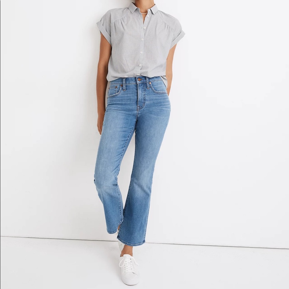 NWOT Madewell Cali Demi-Boot Light Wash Jeans Size 23